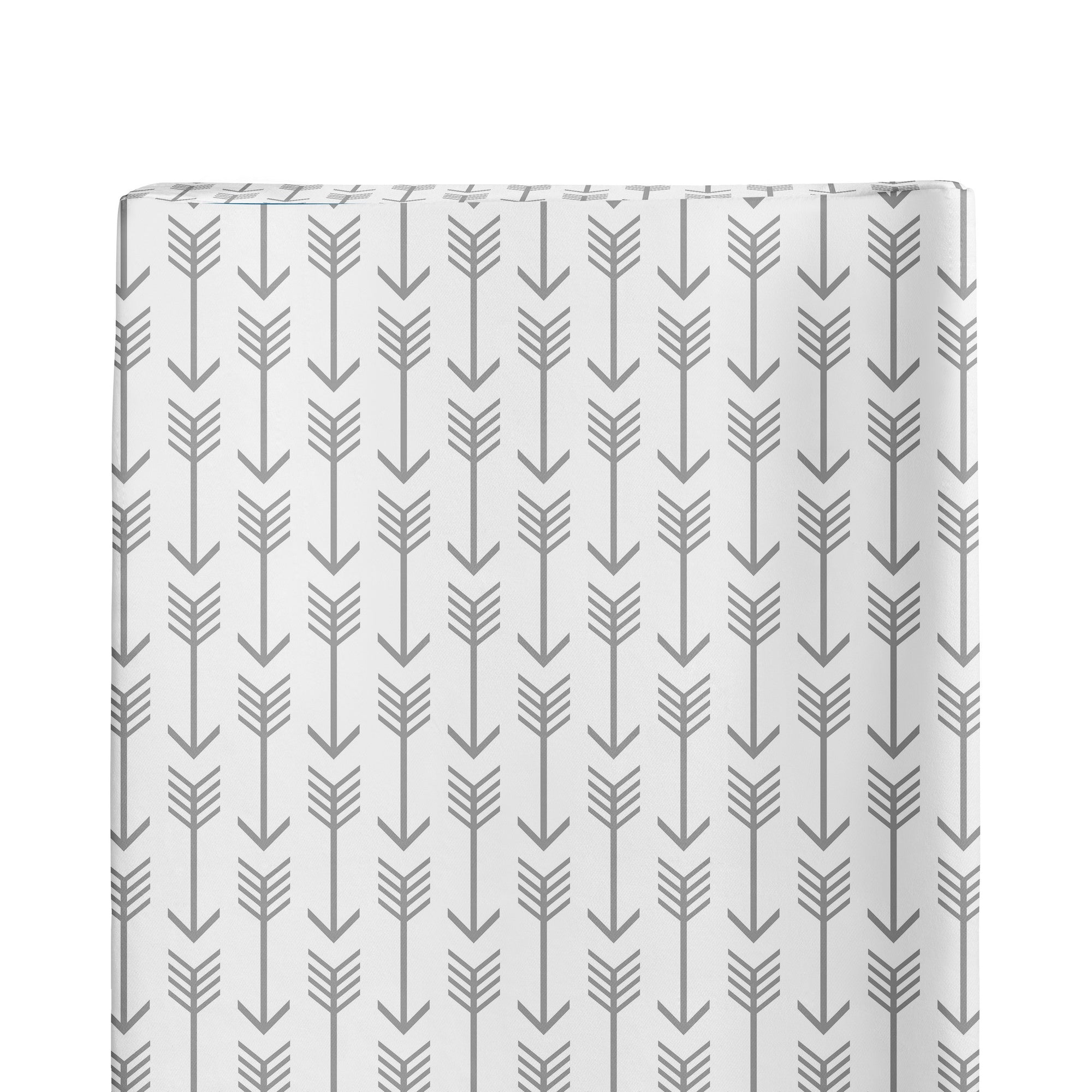 Grey Arrows Changing Pad Cover-Changing Pad Cover-Jack and Jill Boutique