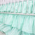 Waterfall Ruffle 3 Tier Crib Skirt | Solid Mint-Crib Skirt-Jack and Jill Boutique