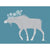 Wild Seasons Winter Moose | Canvas Wall Art-Canvas Wall Art-Jack and Jill Boutique
