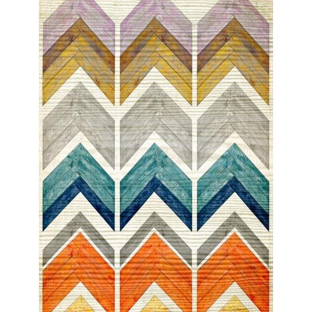 Wooden Chevron Stack | Canvas Wall Art-Canvas Wall Art-Jack and Jill Boutique