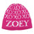 XOXO & Name Personalized Knit Hat-Hats-Jack and Jill Boutique