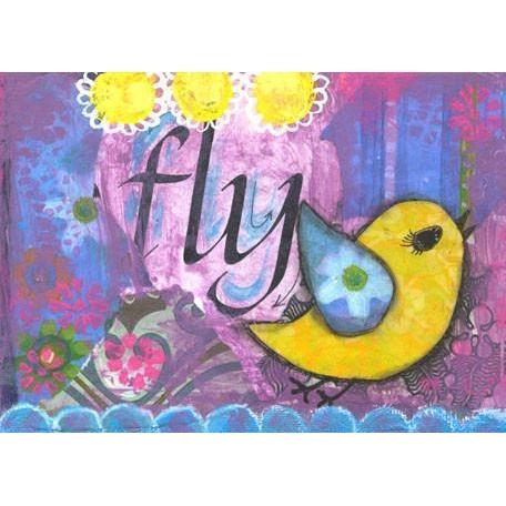 Yellow Birdie | Canvas Wall Art-Canvas Wall Art-Jack and Jill Boutique