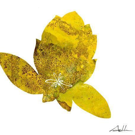 Yellow Design Lotus Series #8 | Canvas Wall Art-Canvas Wall Art-Jack and Jill Boutique