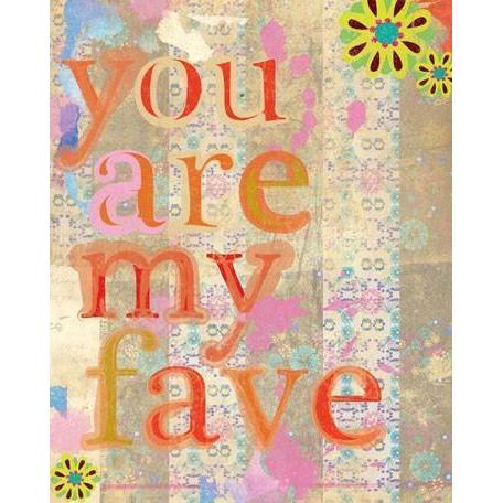 You Are My Fave | Canvas Wall Art-Canvas Wall Art-Jack and Jill Boutique