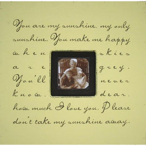 Handmade Wood Photobox with quote "You Are My Sunshine"-Photoboxes-Jack and Jill Boutique