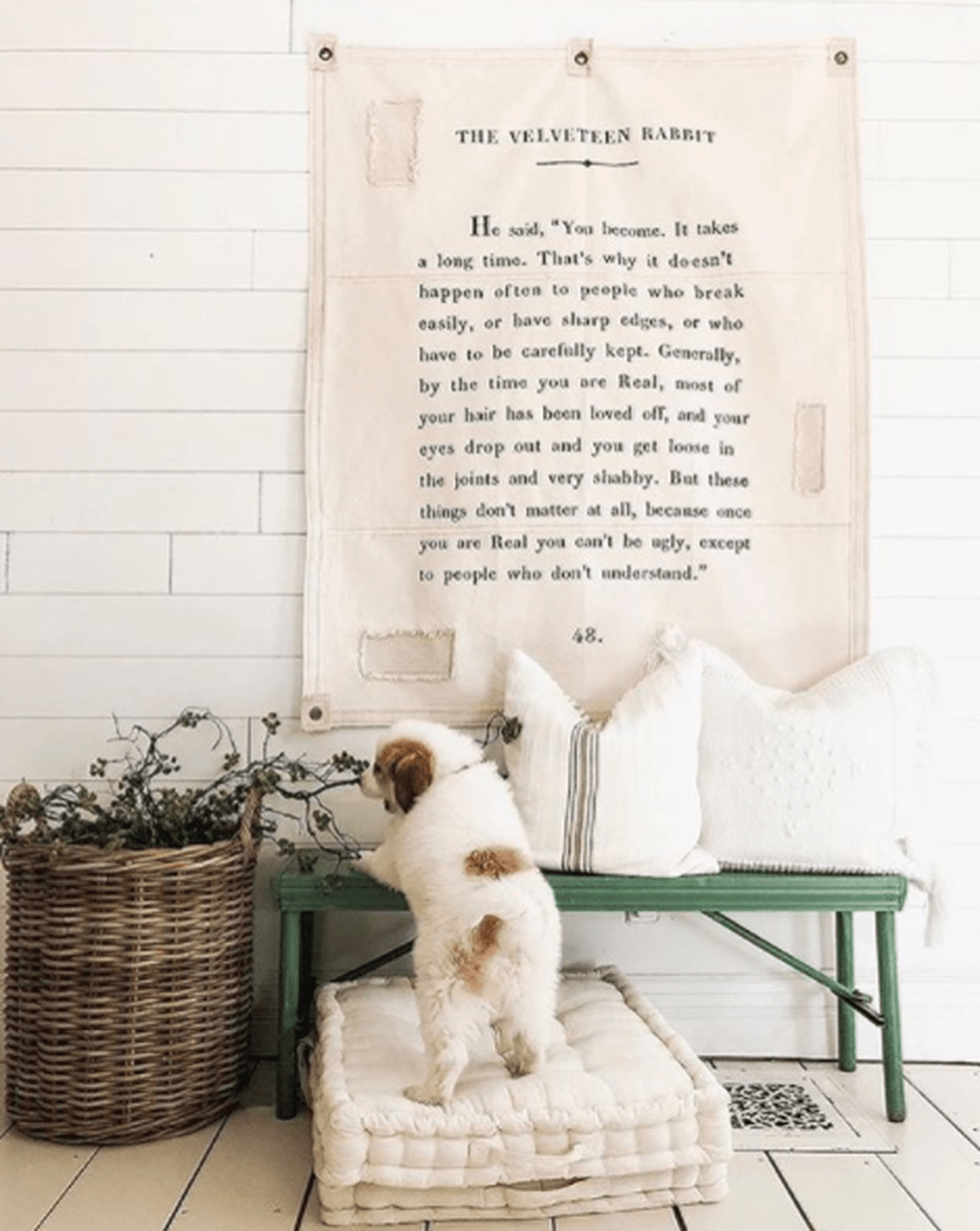 Wall Tarp - Quotes on Large Rugged Canvas