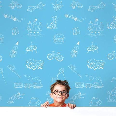 Removable Wallpaper for Nursery, Kids Rooms