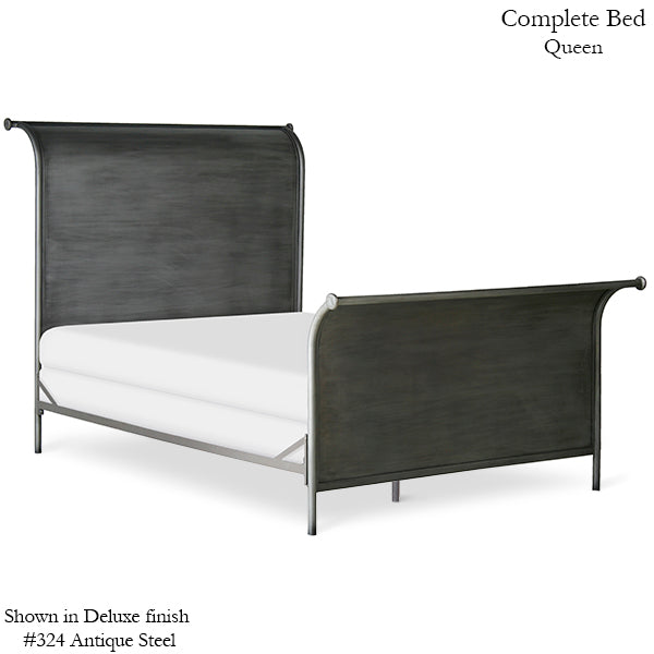 Corsican Iron Standard Bed 1175 | Standard Panel Sleigh Bed