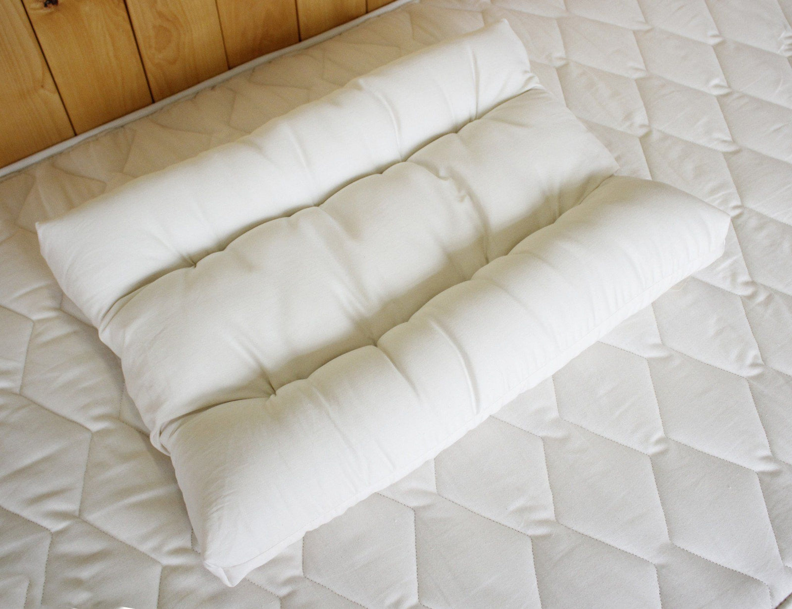 Orthopedic Wool Neck Pillow by Holy Lamb Organics – view 4