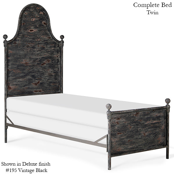 Corsican Iron Standard Bed 42374 | Standard Camel Hump Metal Panel Bed