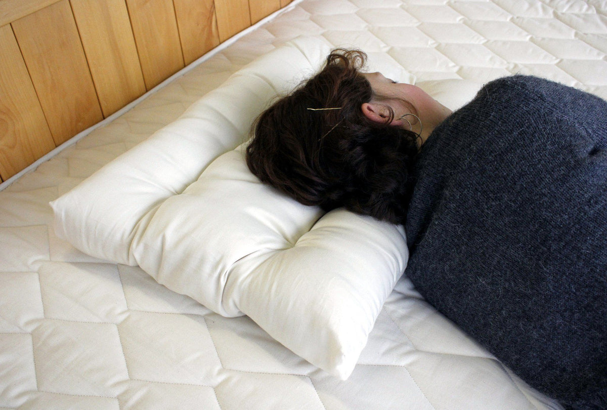 Orthopedic Wool Neck Pillow by Holy Lamb Organics – view 5