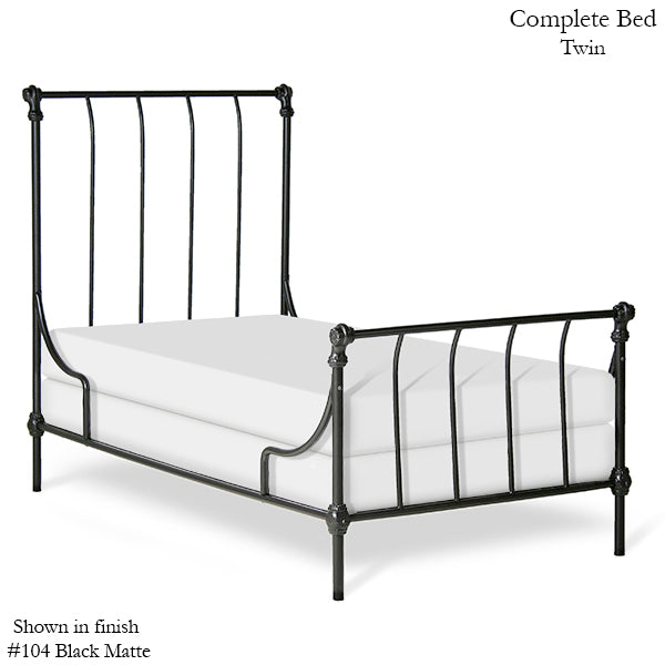 Corsican Iron Standard Bed 6962 | Standard Sleigh Bed