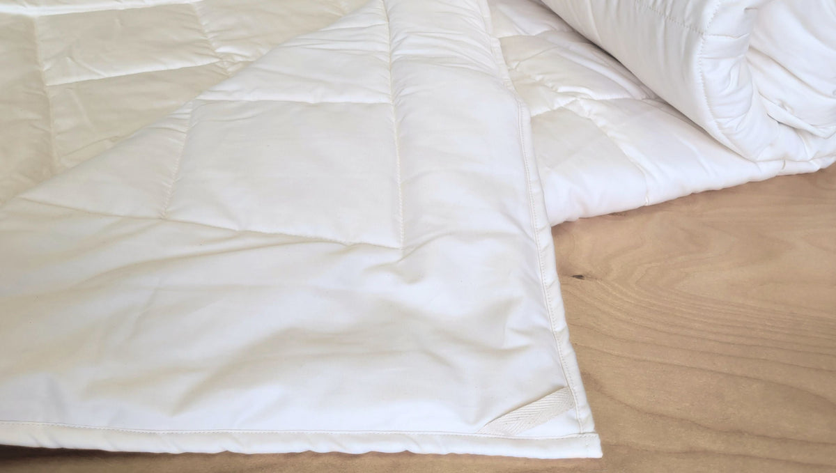 Organic Quilted Cotton Comforter by Soaring Heart Natural Beds – view 4