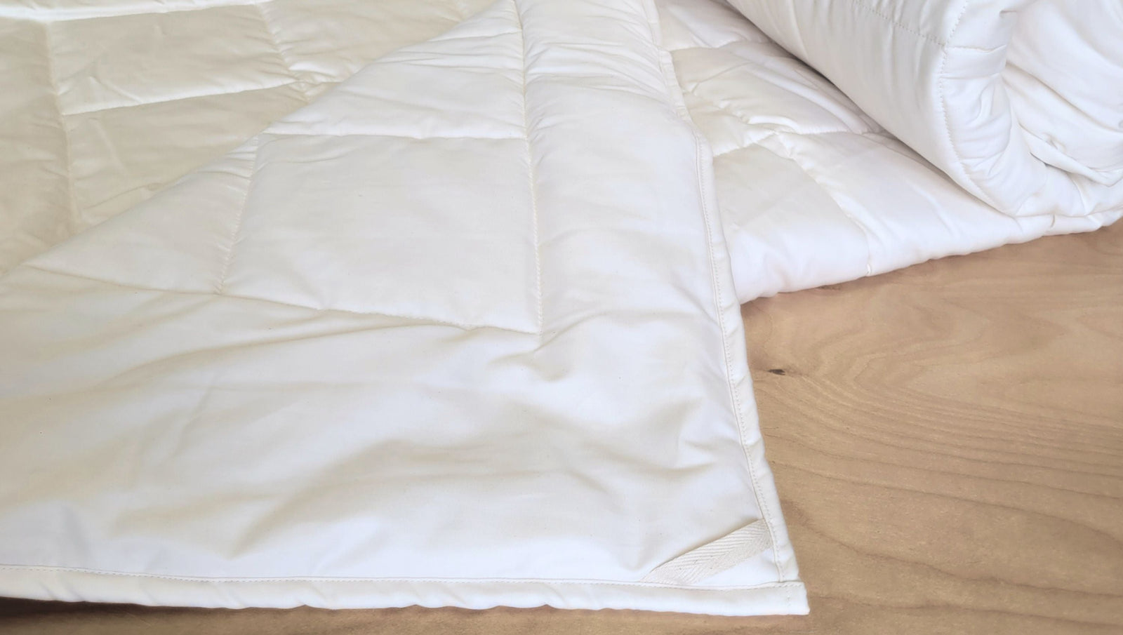 Organic Quilted Cotton Comforter by Soaring Heart Natural Beds – view 4