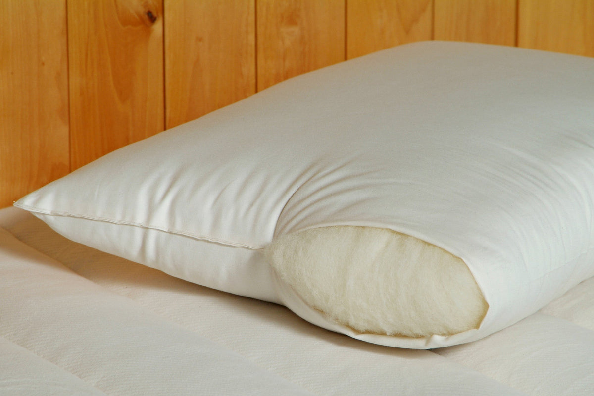 All-Natural Wool Bed Pillow by Holy Lamb Organics – view 8