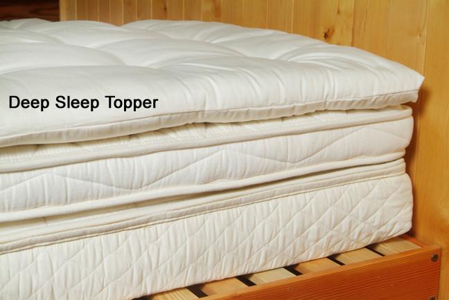 All-Natural Quilted Wool Mattress Topper by Holy Lamb Organics – view 6