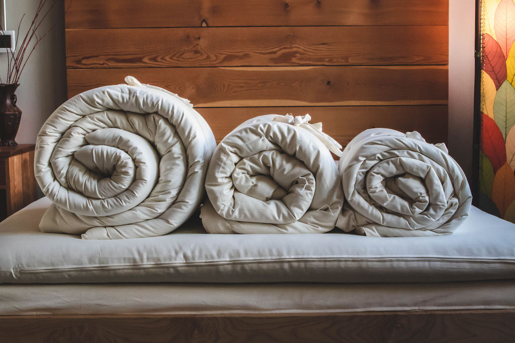 All-Natural Wool Comforter by Holy Lamb Organics – view 6