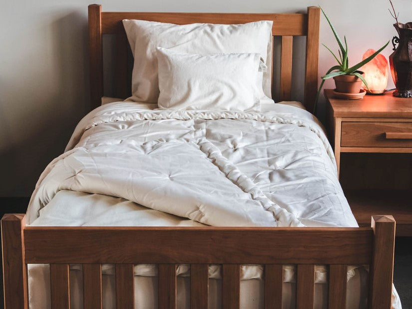 All-Natural Wool Comforter by Holy Lamb Organics – view 5