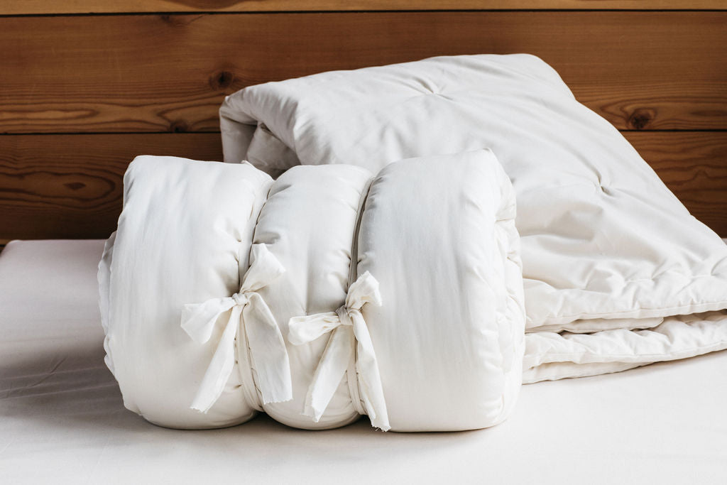 Certified Organic Wool Comforter by Holy Lamb Organics – view 4