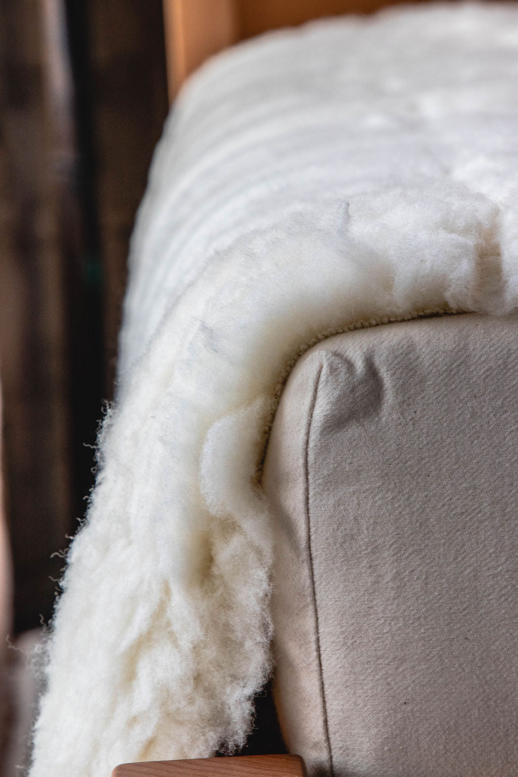 Happy Lamb Fleece Wool Topper by Holy Lamb Organics – view 2