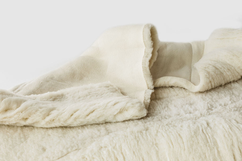 Happy Lamb Fleece Wool Topper by Holy Lamb Organics