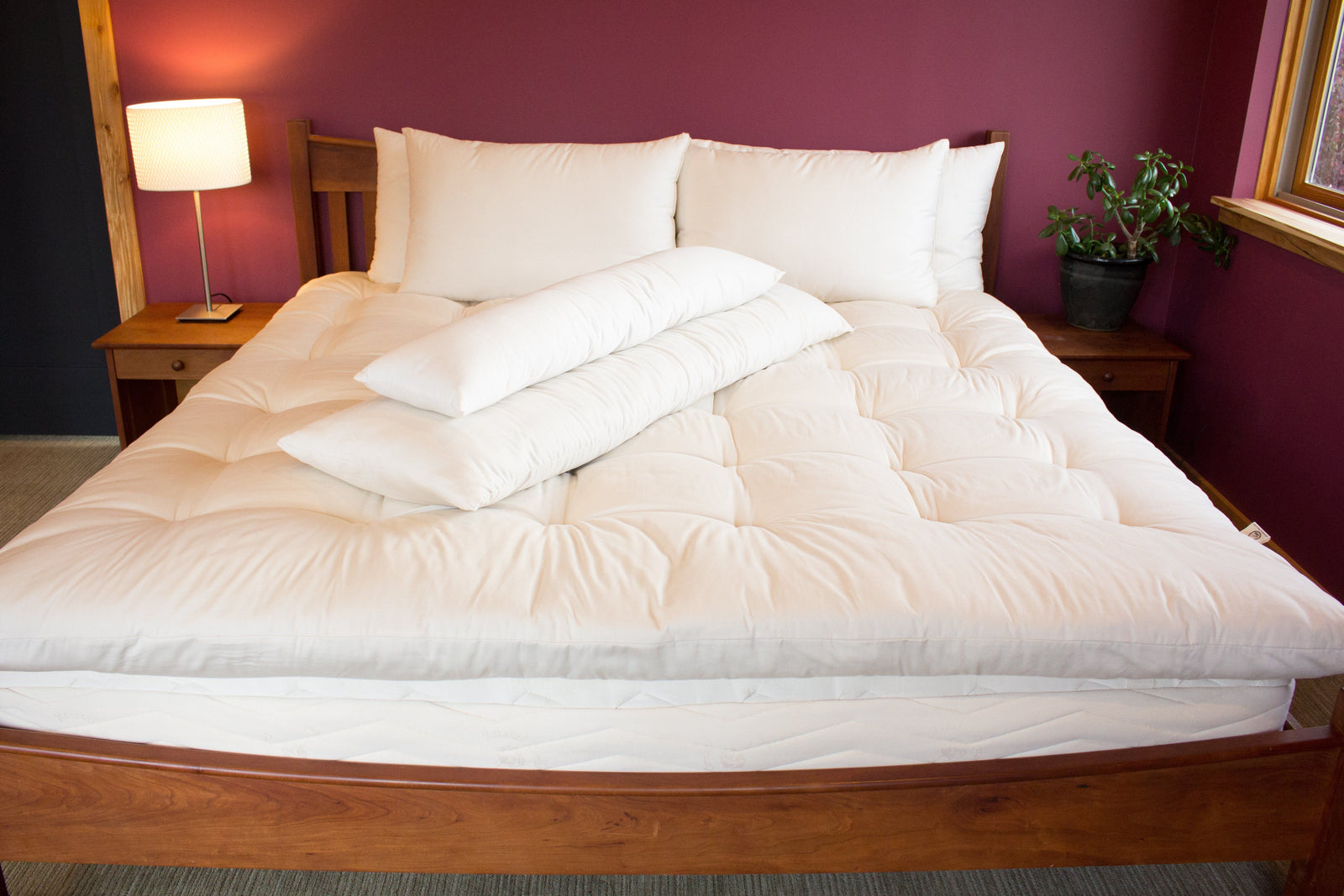 Certified Organic Wool Body Pillow by Holy Lamb Organics – view 8