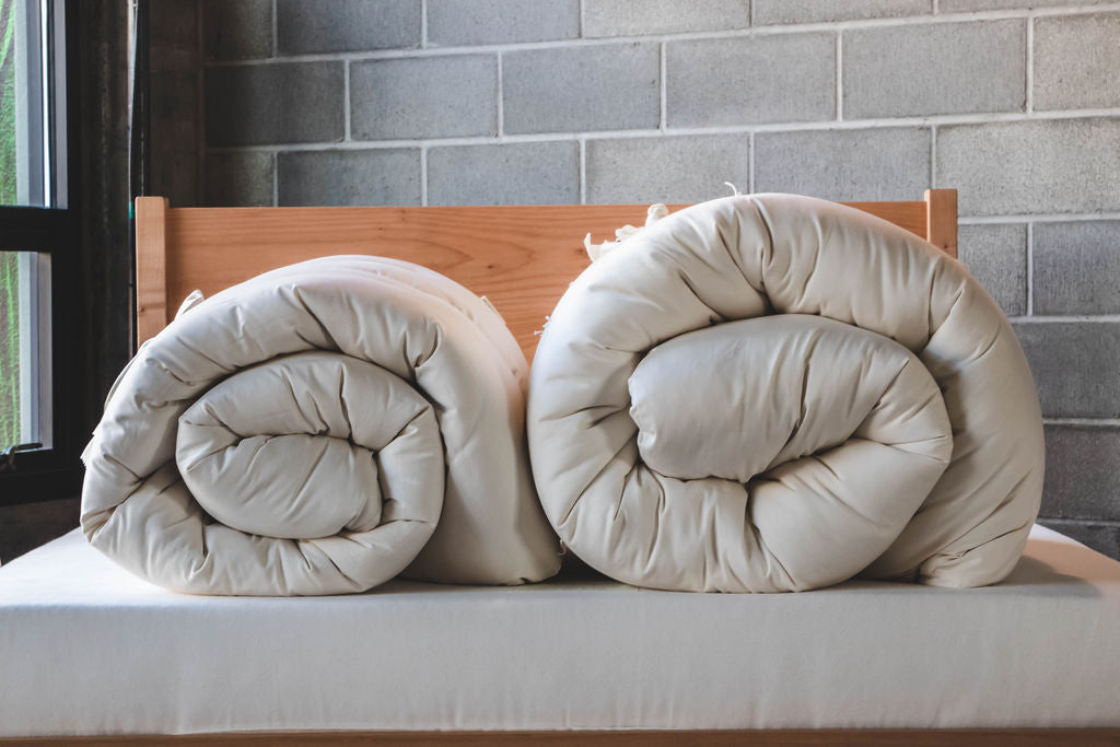 All-Natural Quilted Wool Mattress Topper by Holy Lamb Organics – view 4