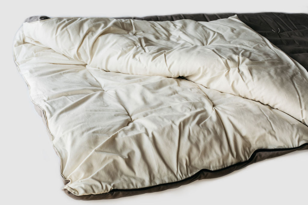 All-Natural Wool Sleeping Bag by Holy Lamb Organics