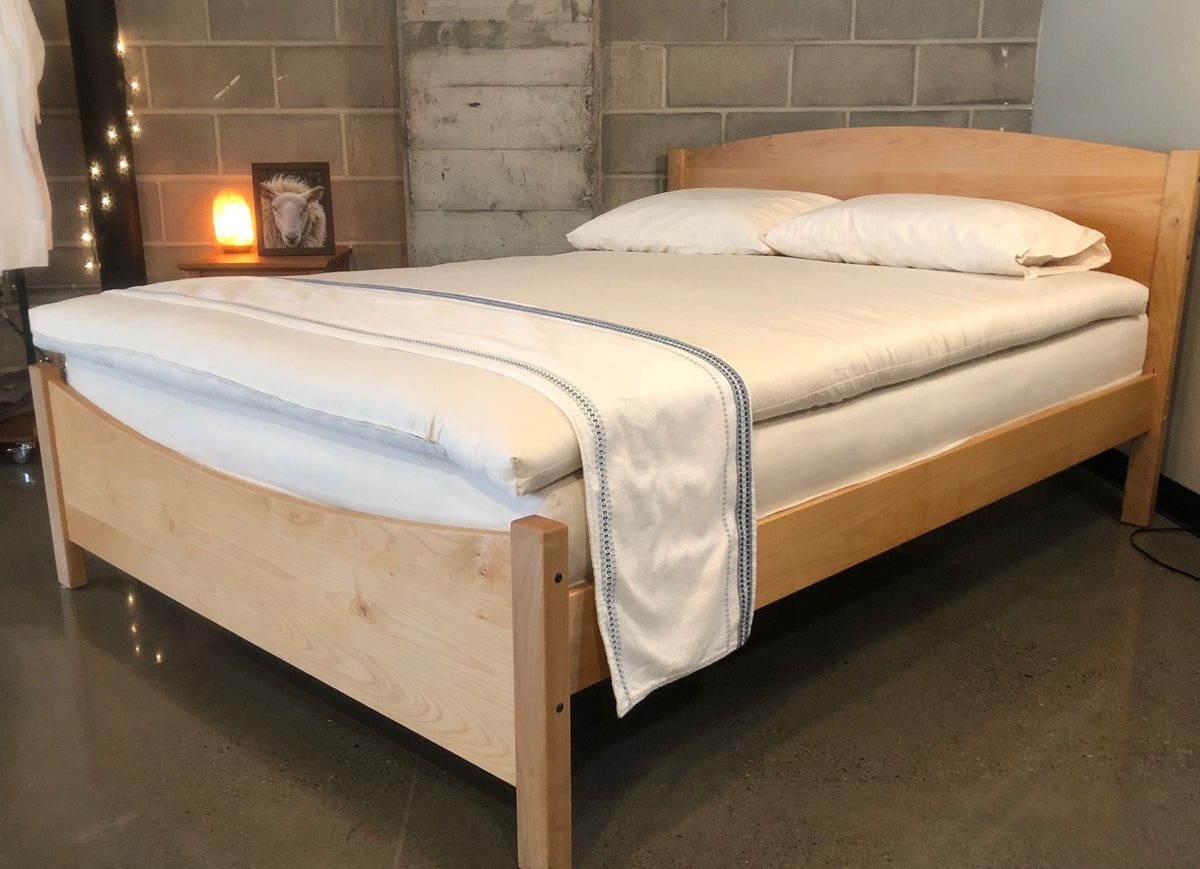 Natural Wool & Latex Mattress Topper by Holy Lamb Organics – view 3