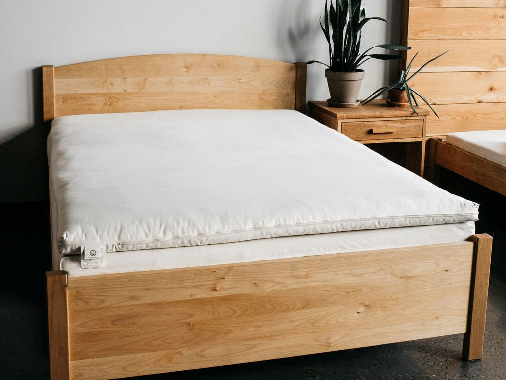 Natural Wool & Latex Mattress Topper by Holy Lamb Organics – view 2