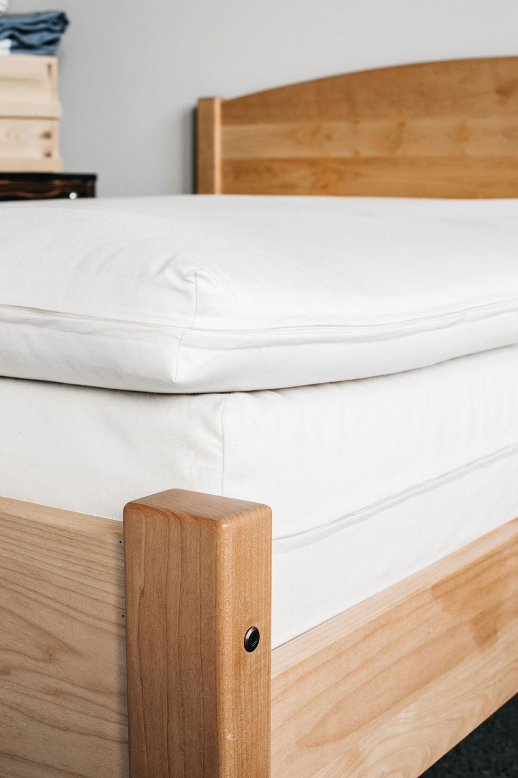 Natural Wool &amp; Latex Mattress Topper by Holy Lamb Organics