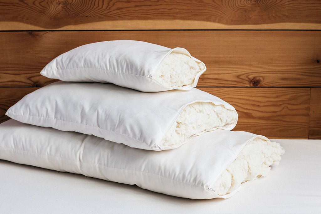 Organic Wooly Down Adjustable Pillow by Holy Lamb Organics
