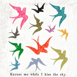 ART PRINT - Excuse Me While I Kiss the Sky-Art Print-Gallery Wrap - 46" x 46"-Jack and Jill Boutique