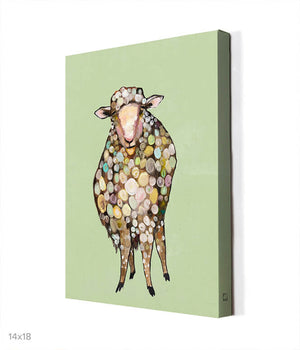 1 Woolly Sheep Wall Art-Wall Art-Jack and Jill Boutique