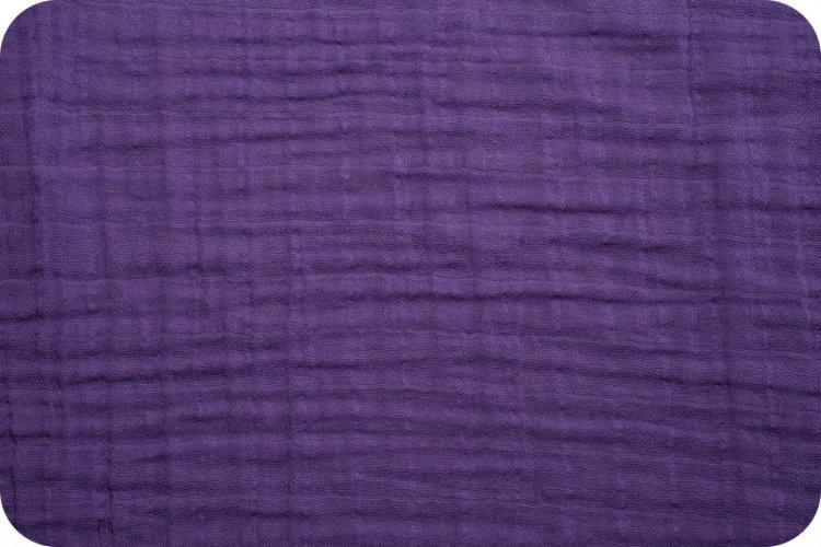 Solid Embrace Amethyst | Double Gauze Cotton-Fabric-Jack and Jill Boutique