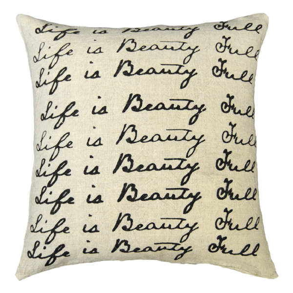 Life Is Beauty Full Pillow-Pillow-Jack and Jill Boutique
