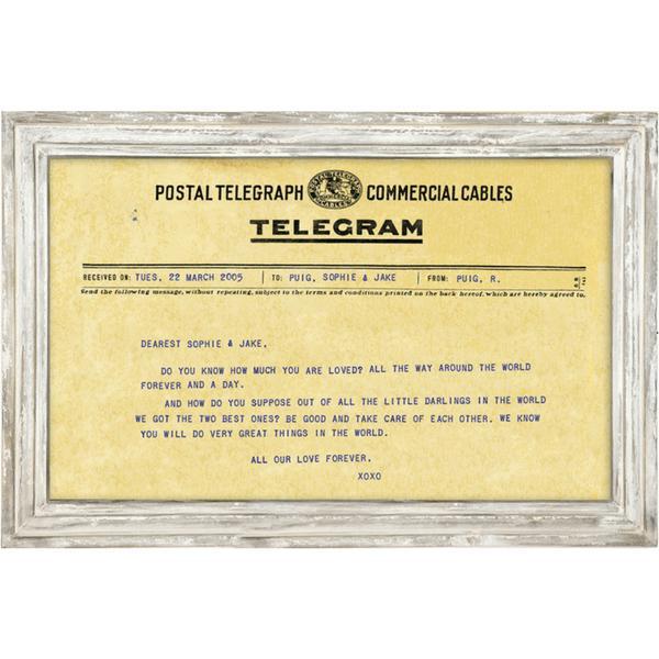 ART PRINT - CUSTOM TELEGRAM-Art Print-Jack and Jill Boutique