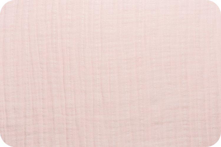 Solid Embrace Baby Pink | Double Gauze Cotton-Fabric-Jack and Jill Boutique