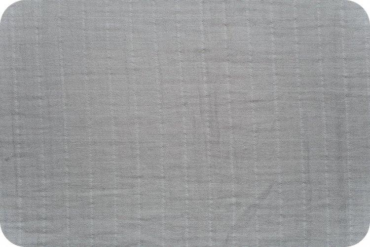 Solid Embrace Silver | Double Gauze Cotton-Fabric-Jack and Jill Boutique