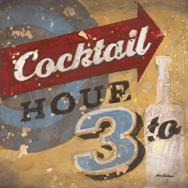 3 o'clock Cocktail Hour | Happy Hour Art Collection | Canvas Art Prints-Canvas Wall Art-12 x 12 x 1.5-Jack and Jill Boutique