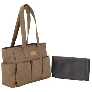 Nola Tote - Toffee Diaper Bag-Diaper Bags-Jack and Jill Boutique