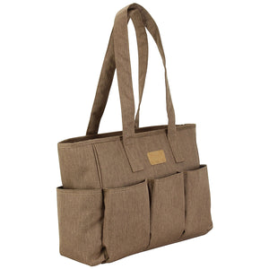 Nola Tote - Toffee Diaper Bag-Diaper Bags-Jack and Jill Boutique