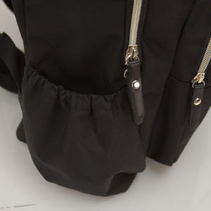 Uptown Backpack - Black Diaper Bag-Diaper Bags-Jack and Jill Boutique