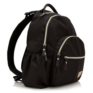 Uptown Backpack - Black Diaper Bag-Diaper Bags-Jack and Jill Boutique