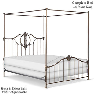 Corsican Iron Canopy Bed 42918 | Bastia Canopy Bed-Canopy Bed-Jack and Jill Boutique