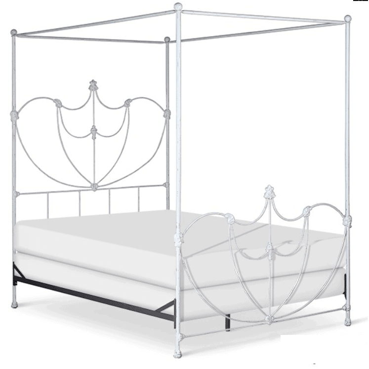 Corsican Iron Canopy Bed 43064 | Lotus Canopy Bed-Canopy Bed-Jack and Jill Boutique