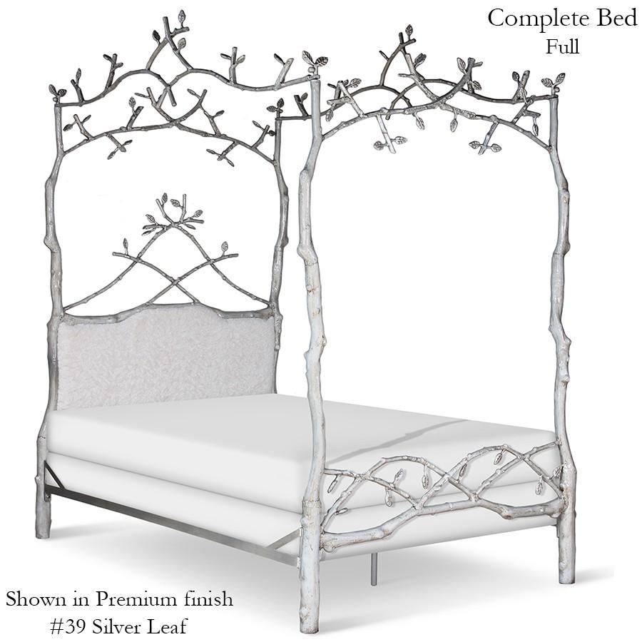 Corsican Iron Canopy Bed 43142 | Forest Dreams Canopy Bed with Upholstery-Canopy Bed-Jack and Jill Boutique