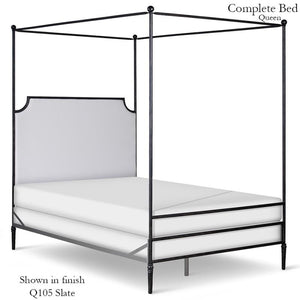 Corsican Iron Canopy Bed 43428 | Straight Canopy Olivia Bed-Canopy Bed-Jack and Jill Boutique