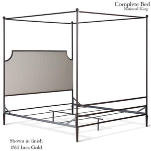 Corsican Iron Canopy Bed 43428 | Straight Canopy Olivia Bed-Canopy Bed-Jack and Jill Boutique