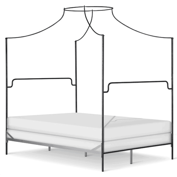 Corsican Iron Canopy Bed 43602 | Olivia Canopy Bed-Canopy Bed-Jack and Jill Boutique